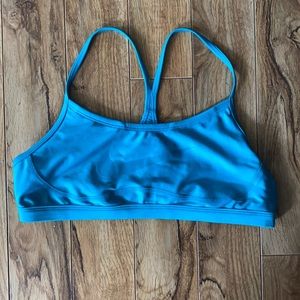 Nike turquoise sports bra - size large